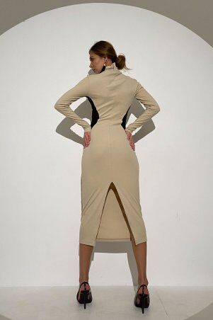 Jadone Fashion: Платье Джум бежевий - фото 5