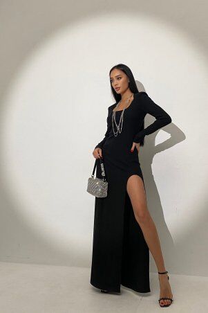 Jadone Fashion: Платье Мариса чорний - фото 3