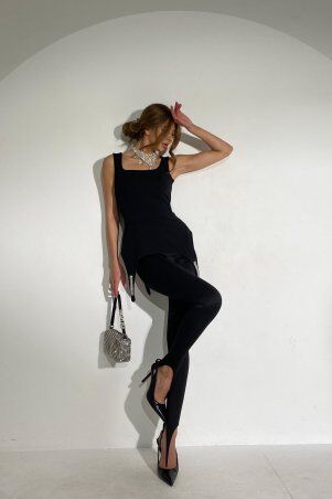 Jadone Fashion: Корсет Итан чорний - фото 1