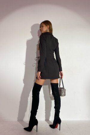 Jadone Fashion: Платье-пиджак Даро чорний - фото 8