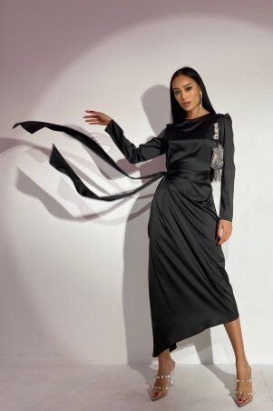Jadone Fashion: Платье Васса чорний - фото 1