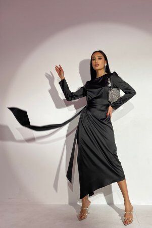 Jadone Fashion: Платье Васса чорний - фото 3