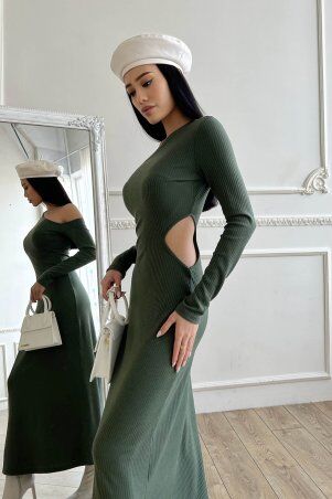 Jadone Fashion: Сукня Джейн хакі - фото 5