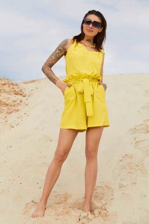 Jadone Fashion: Костюм Тайрес жовтий - фото 1