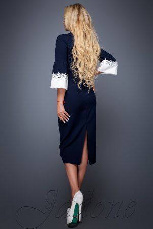 Jadone Fashion: Платье Полит темно-синій - фото 3