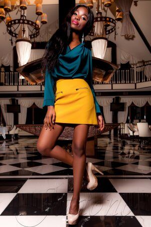 Jadone Fashion: Туника Кантили смарагдовий (ізумруд) - фото 2