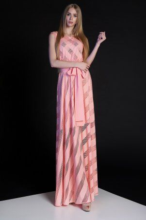 Jadone Fashion: Платье Раяна персиковий - фото 2