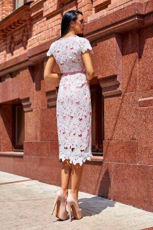 Jadone Fashion: Платье Лика без ремня персиковий - фото 3