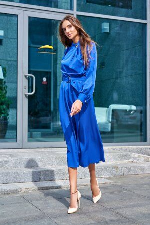 Jadone Fashion: Платье Сандра електрик - фото 2