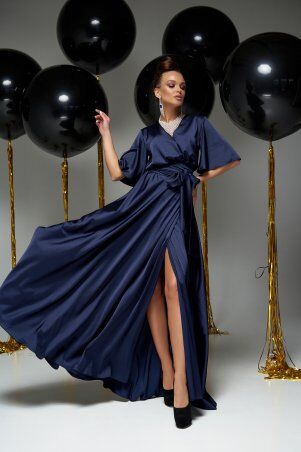Jadone Fashion: Платье Ариада темно-синій - фото 2