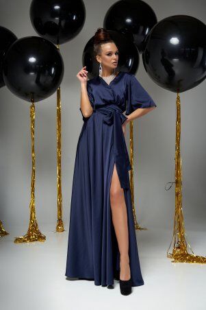 Jadone Fashion: Платье Ариада темно-синій - фото 5