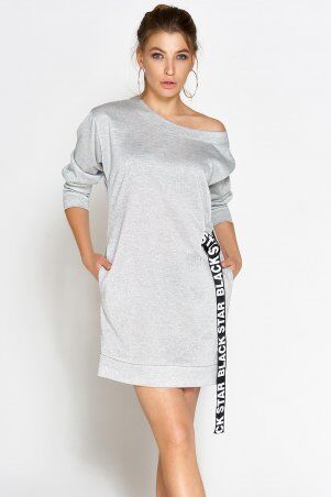 Jadone Fashion: Платье-туника Эстер срібло - фото 1
