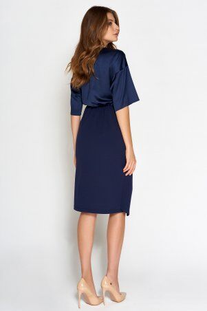 Jadone Fashion: Платье Этель темно-синій - фото 4