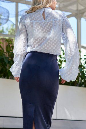 Jadone Fashion: Рубашка Неада блакитний - фото 7