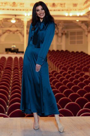 Jadone Fashion: Платье Катриона смарагдовий (ізумруд) - фото 3