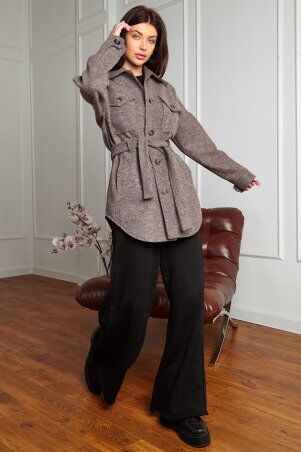 Jadone Fashion: Облегченное пальто Мираж фіолетовий (ліловий) - фото 1