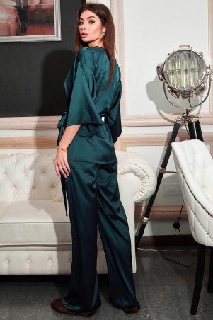 Jadone Fashion: Пижама Лионе смарагдовий (ізумруд) - фото 3