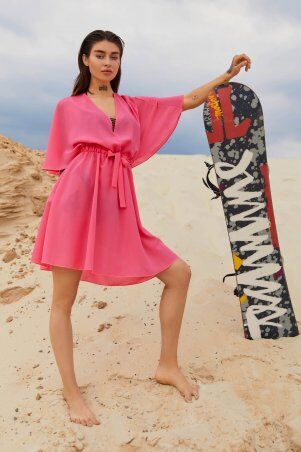 Jadone Fashion: Туника Морэ неон рожевий - фото 1