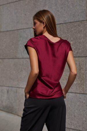 Jadone Fashion: Блуза Маєр винний - фото 3