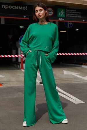 Jadone Fashion: Костюм Бай зелений - фото 1