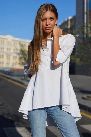Jadone Fashion: Сорочка Квеллі білий - фото 4