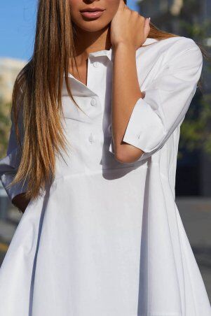 Jadone Fashion: Сорочка Квеллі білий - фото 5