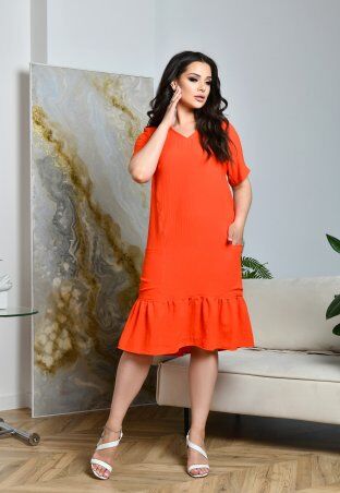 Miledi: Платье Лиор оранжевый 101965 - фото 2