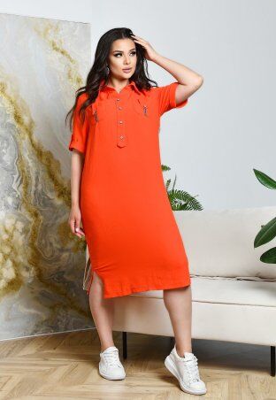 Miledi: Платье Брауни оранжевый 101975 - фото 4
