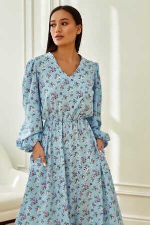Jadone Fashion: Сукня Рут без ременя блакитний - фото 6