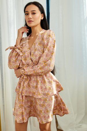 Jadone Fashion: Сукня Леєна бежевий - фото 2