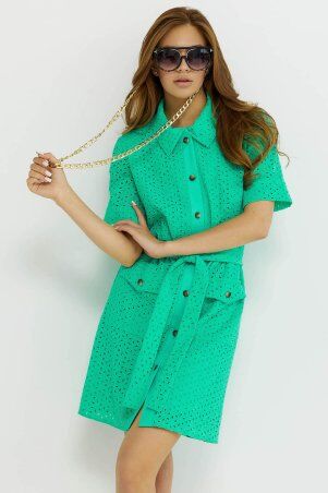 Jadone Fashion: Сукня Рісса бірюзовий - фото 2