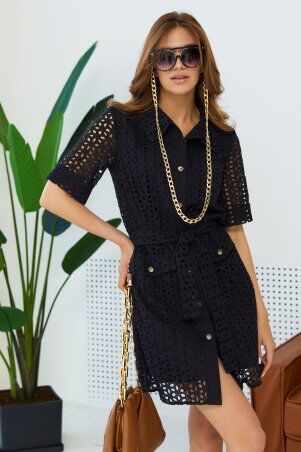 Jadone Fashion: Сукня Рісса чорний - фото 3