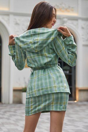 Jadone Fashion: Костюм Ангеліна зелений - фото 4