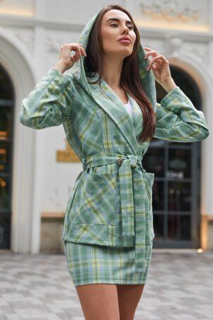 Jadone Fashion: Костюм Ангеліна зелений - фото 5