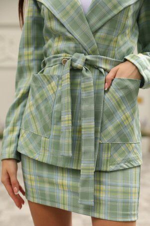 Jadone Fashion: Костюм Ангеліна зелений - фото 6