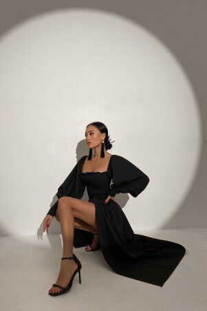 Jadone Fashion: Сукня Ділара чорний - фото 5