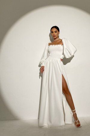 Jadone Fashion: Сукня Ділара білий - фото 1