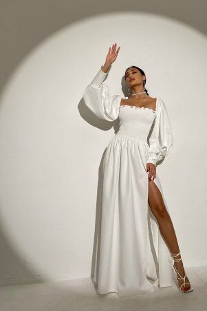 Jadone Fashion: Сукня Ділара білий - фото 2