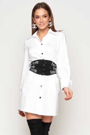 Jadone Fashion: Сорочка Агнес білий - фото 2