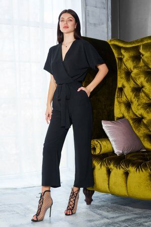Jadone Fashion: Комбінезон Лайм чорний - фото 1