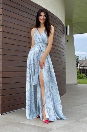 Jadone Fashion: Сукня Бьонсі блакитний - фото 2