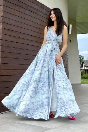 Jadone Fashion: Сукня Бьонсі блакитний - фото 4
