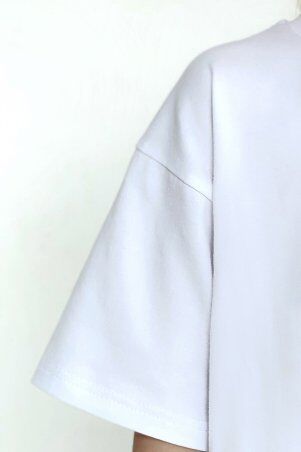 Garne: Біла футболка МоєСерцеНалежитьУкраїні 7770146 - фото 3