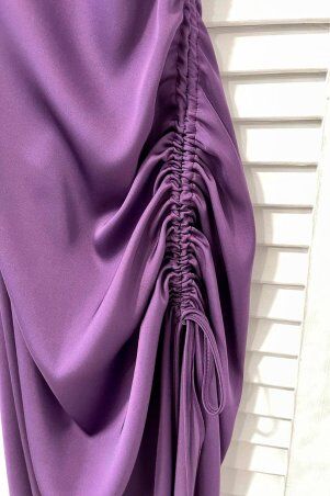 Itelle: Шовкова сукня на бретелях фіолетового кольору Неллі 51369 - фото 2