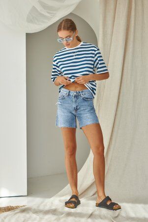 Stimma: Жіночі джинсові шорти Хантер 9453 - фото 1