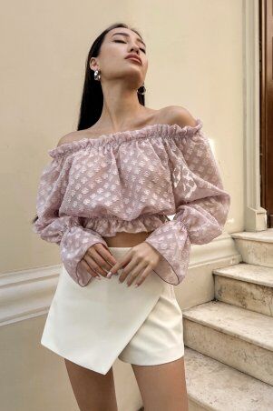 Jadone Fashion: Блуза Нель пудра - фото 1