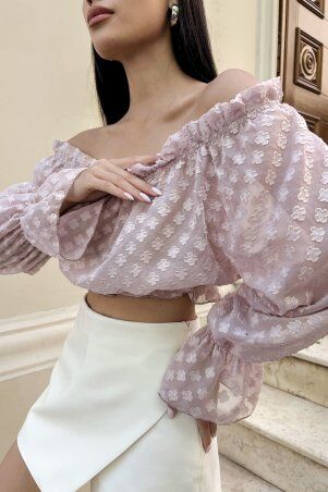 Jadone Fashion: Блуза Нель пудра - фото 2