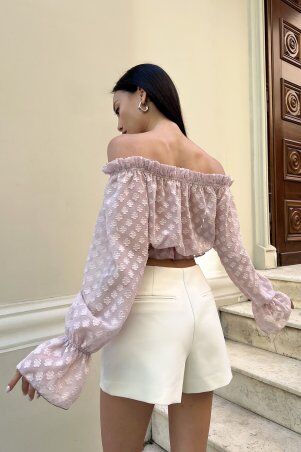 Jadone Fashion: Блуза Нель пудра - фото 5