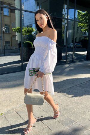 Jadone Fashion: Сукня Ілона молочний - фото 1