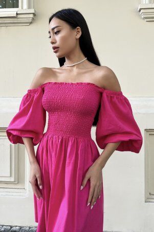 Jadone Fashion: Сукня Ілона малиновий - фото 4